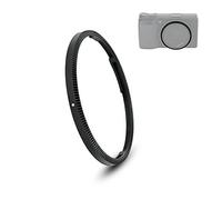 JJC Bague de décoration en métal pour Ricoh GR III GR3 Accessoires de remplacement Ricoh GN-1 Noir