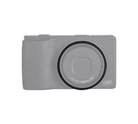 JJC Bague décorative en métal pour appareil photo numérique Ricoh GR IIIx, remplace le cache bague original Ricoh GN-2 - Noir