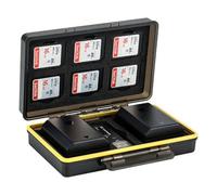 JJC - Etui de rangement 6 x cartes mémoires et 2 x batteries