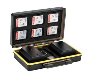 JJC BC-3SD6 étui multifonctionnel pour batteries et cartes SD