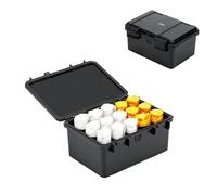 JJC Boîte de Rangement Cassettes pour 15 Rouleaux de 120 Film Moyen Format, Étui Support Rigide Résistant à l'eau, Organisateur de conteneur pour Films Photo de Spécification 120 (Film Non Inclus)