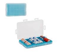 JJC Boîte de rangement en plastique rigide à 12 emplacements pour 12 piles CR2 CR15H270