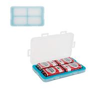 JJC Boîte de rangement en plastique rigide à 4 emplacements pour 4 piles 9 V
