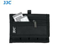 Jjc-Boîte De Rangement Portable Avec Pochette Zippée Et Mousqueton En Métal,Étui Durable Pour S,Évaluation De La Batterie 18650,24.Com - Type 4 Slots