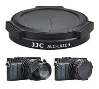 JJC Ouverture et Fermeture Automatique Bouchon d'objectif pour Panasonic DC-LX100II Lumix DMC-LX100 et Leica D-LUX (Typ 109) D-LUX 7, D-Lux 8 Remplace DMW-LFAC1 - Noir