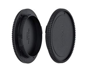 JJC Bouchon de Protection Frontal + Protège-Objectif Arrière pour Leica SL3, SL2, SL, TL, T, CL, Panasonic S1 S1R S1H S5 S5II S5IIX, Sigma FP fpL Monture L Appareil Photo Numériques & L Objectif