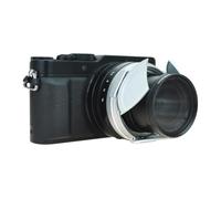 JJC Bouchon d'objectif à ouverture et fermeture automatique compatible avec Leica D-Lux 8, D-LUX 7, D-LUX (Typ 109), Panasoni. Lumix DMC-LX100, DMC-LX100II, capuchon d'objectif de rechange Panasoni