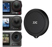 JJC Bouchon d'objectif en Métal pour DJI Osmo Action 5 Pro 4 3 Caméra Sport | Cache-Objectif avec Lien Anti-Perte, Capot de Lentille Métallique avec Doublure EVA Souple, pour Usage Quotidien et Voyages