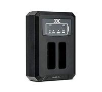JJC Chargeur Double Batterie USB pour Appareils Photo Canon PowerShot G1X Mark III, G5X, G7X, G7 X Mark II, G9X, G9X Mark II, SX740 HS, SX730 HS, SX720 HS, SX620 HS Remplace Canon NB-13L