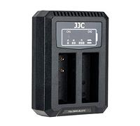 JJC Chargeur Double Batterie USB pour Panasonic TZ300 TZ99 G100 G110 LX100 LX100II GX7 GX80 GX85 GX9 G7XIII GX7II TZ200 TZ100 TZ70 Leica D-Lux D-Lux7 D-Lux 8 Convient à DMW-BLG10 BLE9 BP-DC15 Batterie
