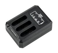 Chargeur de batterie double USB JJC DCH-DB110 (pour Ricoh DB-110/ Olympus LI-90B Canon LP-E8)