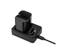 JJC DCH-E6TC Chargeur Double Pour Canon LP-E6 / LP-E6N