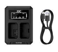 JJC Double chargeur de batterie avec port de type C pour batterie Sony NP-FW50, chargeur pour Sony A6500 A6400 A6300 A6000 A7 A7II A7RII A7SII A7S A5100 RX10III RX10IV