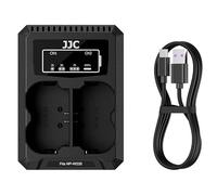 JJC Double chargeur de batterie avec Type-C pour batterie Fujifilm NP-W235, remplace le chargeur BC-W235 pour Fuji Z50 Z50II Z30 Zfc et autres appareils photo numériques