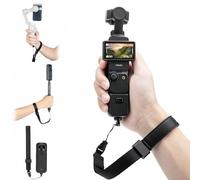 JJC Dragonne avec vis 1/4"-20 pour DJI OSMO Pocket 3 & Insta360 X5 X4 X3 & Hero 13/12/11, appareil photo pour Canon Nikon Sony Fujifilm Olympus DSLR et Mirrorless