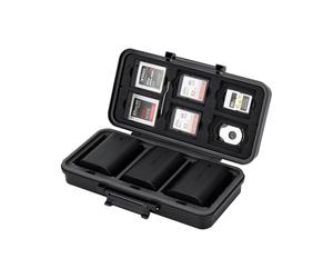 JJC - Etui cartes mémoires et batteries Multifonction