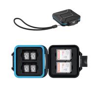 JJC Étui de Rangement Boîte Organisateur pour 4 SD et 4 MicroSD TF Cartes
