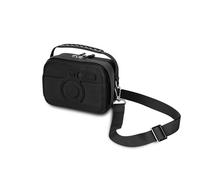 JJC Étui de transport pour DJi Action 5 Pro/4/3, GoPro Hero 11/10, pochette rigide avec séparateurs mobiles et poches en maille, étui d'accessoires pour caméra d'action DJI avec sangle amovible
