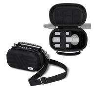 JJC Étui de Transport pour Insta 360 X5 X4 Air Caméra et Perche à Selfie | Étui Rigide Imperméable en EVA pour Insta360 X5/X4/X4 Air & Accu, Pochette avec Bandoulière Réglable pour Vlog en Extérieur