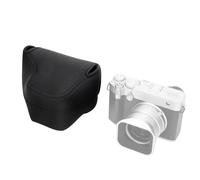 JJC Étui en néoprène imperméable compatible avec Fujifilm GFX100RF avec pare-soleil d'origine et cordon de serrage intégré