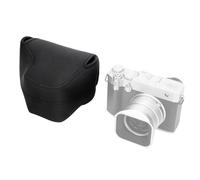 JJC Étui en néoprène léger compatible avec Fujifilm X100VI, X100V, X100F, X100V, X100T, X100S, X100 avec pare-soleil d'origine, pochette pour appareil photo étanche et cordon intégré