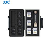 JJC-Étui pour carte mémoire avec lecteur de carte multifonctionnel,porte-cartes,degré d'eau,16 MSD,8 SD,Micro SD
