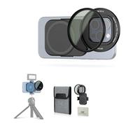 JJC Filtre CPL 67 mm pour iPhone, kit adaptateur de filtre polarisant circulaire magnétique compatible avec iPhone 16 15 14 Pro Max Plus avec vis de 6,35 mm et support de sabot pour enregistrement