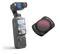 JJC Filtre Magnétique pour DJI Osmo Pocket 4 3 avec Verre Trempé | Filtre ND Variable ND64-1K, Verre Optique HD Multicouche avec Étui et Chiffon Microfibre, Accessoire Idéal pour Vlogging