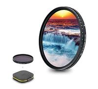 JJC Filtre ND Variable 62 mm ND2-ND2000 1-11 Stop Densité Neutre Fader pour FUJIFILM XF 23 mm f/1.4 R, XF 56 mm F1.2 R pour Nikon NIKKOR Z 50 mm F1.8 S, Z 35 mm F1.8 S Lentille