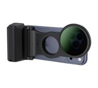 JJC Filtre ND variable ND2-128 (7 arrêts), adaptateur de filtre magnétique, Handgirp - Kit 3 en 1 pour iPhone 17/Air/17 Pro/16 Pro/15 Pro/14 Pro, poignées de téléphone avec filtres à densité neutre