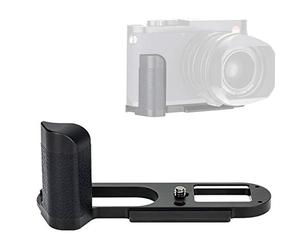 JJC HG-Q2 Leica Q2 Poignée à libération rapide type Arca Swiss QR, support en métal antidérapant, aluminium Aloy, compatible avec Leica Q2, remplace Leica 19540
