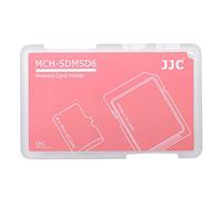 JJC JJC-SDMSD6RD Étui pour Cartes mémoire 4 x Micro SD + 2 x Cartes SD Rouge