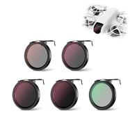 JJC Kit de filtre ND pour drone DJI NEO, lot de 5 filtres multi-couches (ND8 ND16 ND32 ND64 CPL) avec cadre en aluminium ultra léger