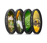 JJC Kit de Filtres Macro Gros Plan 62 mm (+2, +4, +8, +10) avec Pochette de Filtre pour Sony FE 90 mm F2.8 E 10-18 mm F4 NIKKOR Z 35 mm F1.8 Z 50 mm F1.4 Z MC 105 mm F2.8 Objectifs