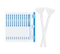 JJC Lot de 12 tampons de Nettoyage jetables en Microfibre pour Appareil Photo numérique Reflex et sans Miroir CCD CMOS 24 mm