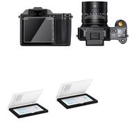 JJC Lot de 2 + 2 films protecteurs d'écran en verre trempé pour Hasselblad X2D II 100C, X2D 100C, appareil photo sans miroir, ultra fin, HD, haute dureté, incassable, anti-bulles