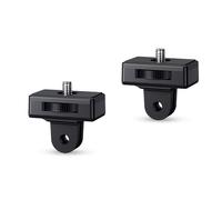 JJC Lot de 2 adaptateurs de montage pour trépied - Adaptateur de montage pour appareil photo - 1/4" -20 pour supports GoPro, Sony, Xiaomi et autres caméras d'action