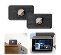 JJC Lot de 2 boîtes déshydratantes réutilisables en gel de silice avec port de type C et contrôle intelligent pour une régénération facile, absorbeur d'humidité pour filtres d'objectif d'appareil