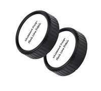 JJC Lot de 2 bouchons d'objectif arrière marquables pour objectifs Canon EOS EF-M - Plages focales inscriptibles à monter soi-même - Mieux organiser