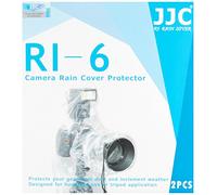 JJC Lot de 2 Housses de Protection Contre la Pluie pour Appareil Photo et Objectif Transparent RI-6