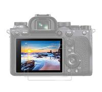 JJC [Lot de 2] Verre Trempé Film Protection en Écran Protecteur pour Sony A9 A9II A7c A7II A7III A7SII A7SIII A7RII A7RIII A7RM3A A7RIV A7RM4A ZV-1, Ultra Fin, HD, Haute Dureté, Anti-bulles