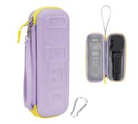 JJC Luna Ultra Mini étui de transport pour Insta360 Luna Ultra Violet | Étui de rangement compact et portable en EVA avec dragonne, sac à main résistant à l'eau, transport quotidien avec mousqueton
