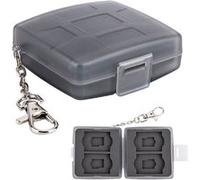 JJC MC-11D - Mini étui étanche pour cartes mémoires - 4 SD + 4 MSD Gris G