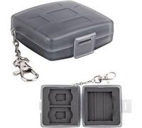 JJC MC-8D Mini étui étanche pour carte mémoire: 1x CF, 2x SD, 2x MSD Gris G