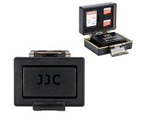 JJC Multifonction Etui pour Carte Mémoire + l'eau- Résistant Batterie Cas pour Fujifilm NP-W126 ou NP-W126s Batterie & 1 x SD, 2 Micro SD