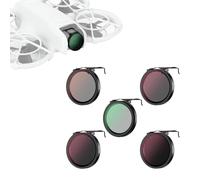 JJC ND CPL Filtre Kit Compatible avec DJI Neo, 5 Pack ND8 ND16 ND32 ND64 Neutre Densité Fixes Filtres, Circulaire Polariseur, Multi-Couches Ultra-Léger Portable ND Filtre Neo Drone Accessoires