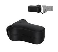 JJC Neoprene Appareil Photo Case, pour Can. EOS M50II M5 et EFM 55-200mm, L | Adapte le corps avec une lentille jusqu'à 127x85x173 mm|Néoprène souple|Anti-chocs|Velcro|Cordon