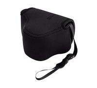 JJC OC-F1BK Néoprène Noir Sans Miroir Housse pour Appareil Photo avec Objectif Taille Jusqu Apos à 127 x 85 x 84mm / 5 x 3.3 x 3.3 (W x H x D)