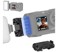 JJC Osmo Action 5 Pro 4 3 Kit d'extension de griffe, adaptateur à dégagement rapide avec fente pour griffe pour LED et microphone