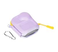 JJC Osmo Nano Étui de transport avec mousqueton, mini étui de protection violet pour accessoires DJI Osmo Nano, coque rigide en EVA compact, petite pochette de rangement pour trépied perche à selfie